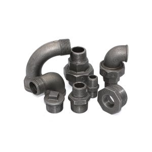 Malleable Iron Pipe Fittings for Gas Pipeline Installations