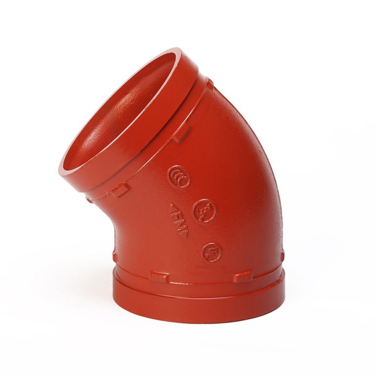 VICAST 45° degree grooved pipe fitting elbow