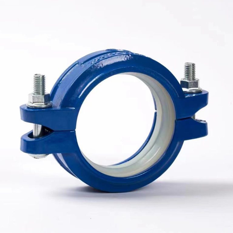 VICAST flexible grooved pipe fitting coupling-blue