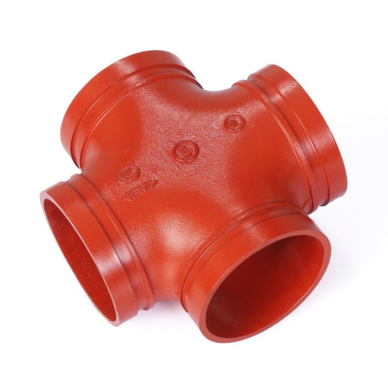 VICAST grooved pipe fitting cross equal