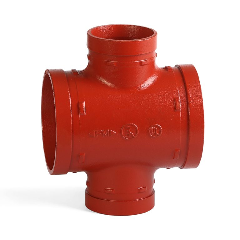 VICAST grooved pipe fitting cross reducing