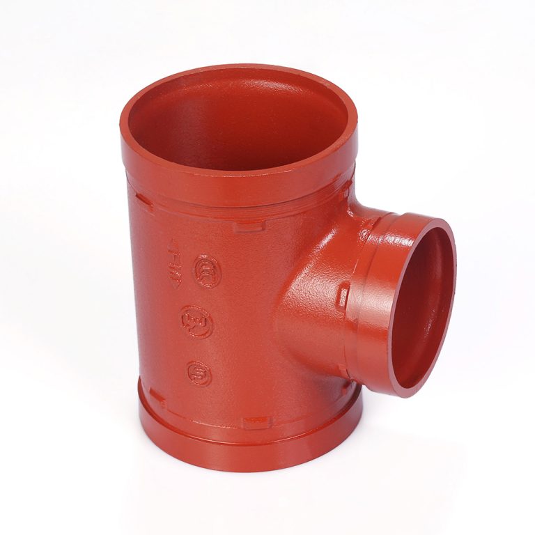 VICAST grooved pipe fitting tee reducing